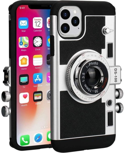 iPhone 12 Pro Max 6,7 Deksel Vintage Kamera