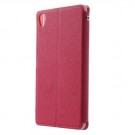 Slimbook Etui for Sony Xperia Z3 Roar Mørk Rosa thumbnail