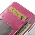 Lommebok Etui for Sony Xperia Z3 Compact Lychee Mørk Rosa thumbnail
