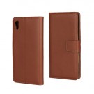 Lommebok Etui for Xperia X Performance Genuine Brun thumbnail