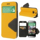 Slimbook Etui for HTC One (M8) Gul thumbnail