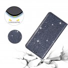 Galaxy S21 Slimbook Etui Glitter Svart thumbnail