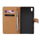 Lommebok Etui for Xperia Z5 Compact Genuine Brun thumbnail