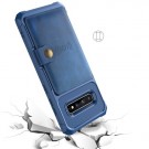 Galaxy S10+ (Pluss) Deksel Armor Wallet Midnattsblå thumbnail