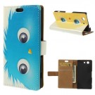 Lommebok Etui for Sony Xperia Z3 Compact Happy Monster 2 thumbnail