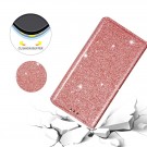 Galaxy S21 Slimbook Etui Glitter Rosa thumbnail