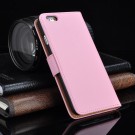 Lommebok Etui for iPhone 5/5s Genuine Lys Rosa thumbnail