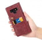 Galaxy Note 9 Lommebok Etui m/kortlommer Urban Rød thumbnail