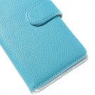 Lommebok Etui for Sony Xperia Z3+ Lychee Lys Blå thumbnail