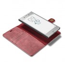 Sony Xperia XZ 2i1 Etui m/3 kortlommer Classic Rød thumbnail
