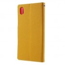 Lommebok Etui for Sony Xperia Z3+ Mercury Gul thumbnail