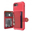 iPhone 6 / 7 / 8 Deksel Armor Wallet Rød thumbnail