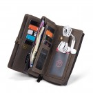 iPhone 12 Pro Max 6,7 2i1 Lommebok Etui m/ 10 kortlommer Kaffebrun thumbnail