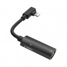 USB Type-C 2i1 Adapter / Splitter - med 3.5 mm port Hoco Svart thumbnail