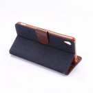 Lommebok Etui for Sony Xperia Z3+ Denim Marine Blå thumbnail