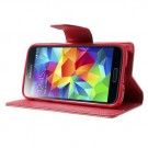Etui for Galaxy S5 Mini Mercury Lys Rosa m/kortlommer thumbnail