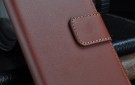 Lommebok Etui for Xperia Z3 Genuine Brun thumbnail