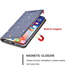 Galaxy S21 Slimbook Etui Glitter Svart thumbnail
