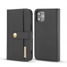 iPhone 12 Mini 5,4" 2i1 Etui m/3 kortlommer Classic Lux Svart thumbnail