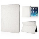 Mappe Etui for iPad Air Glitter Blomst Hvit thumbnail