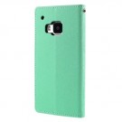 Etui m/kortlommer for HTC One M9 Mint Grønn thumbnail