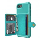 iPhone 6 / 7 / 8 Deksel Armor Wallet Turkis thumbnail