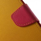 Lommebok Etui for Sony Xperia Z3+ Mercury Gul thumbnail