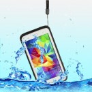 Vanntett Deksel for Galaxy S5 Hvit thumbnail