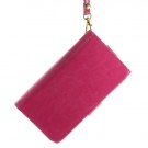 Universal Lychee Lommebok XL for Smarttelefoner Rosa thumbnail