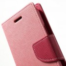 Etui for Galaxy S5 Mini Mercury Lys Rosa m/kortlommer thumbnail