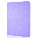 Mappe Etui for iPad Air Glitter Blomst Lilla thumbnail