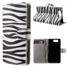 Lommebok Etui for Sony Xperia Z3 Compact Zebra thumbnail