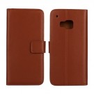 Lommebok Etui for HTC One M9 Genuine Brun thumbnail