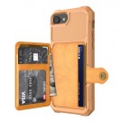 iPhone 6 Pluss / 7 Pluss / 8 Pluss Deksel Armor Wallet Ingefærbrun thumbnail