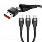 4i1 Hurtigladekabel Lightning - Micro USB - Type-C thumbnail