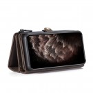 iPhone 12 Pro Max 6,7 2i1 Lommebok Etui m/ 10 kortlommer Kaffebrun thumbnail