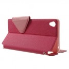 Slimbook Etui for Sony Xperia Z3 Roar Mørk Rosa thumbnail