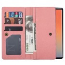 Galaxy Note 10 Etui m/multikortlommer Retro Rosa thumbnail