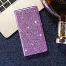 Galaxy S21 Slimbook Etui Glitter Lilla thumbnail