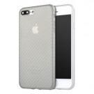 iPhone 7 Pluss 5,5" / iPhone 8 Pluss 5,5" Deksel Carbon Hvit thumbnail