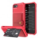 iPhone 6 Pluss / 7 Pluss / 8 Pluss Deksel Armor Wallet Rød thumbnail