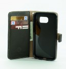 Lommebok Etui for Galaxy S6 Protega Vintage Svart thumbnail