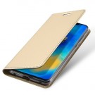 Huawei Mate 20 Pro Slimbook Etui med 1 kortlomme - Gullfarget thumbnail