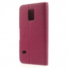 Lommebok Etui for Samsung Galaxy S5 Mini Classic Rosa thumbnail