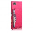 Deksel m/kortlomme for Sony Xperia Z5 Compact Classic Rosa thumbnail
