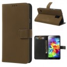 Lommebok Etui for Samsung Galaxy S5 Retro Beige thumbnail
