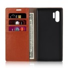 Galaxy Note 10+ (Pluss) Etui m/kortlommer Genuine Pro Ingefærbrun thumbnail