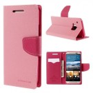 Etui m/kortlommer for HTC One M9 Mercury Lys Rosa thumbnail