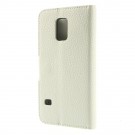 Lommebok Etui for Samsung Galaxy S5 Mini Classic Hvit thumbnail