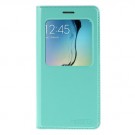 Slimbook Etui m/displayvindu for Galaxy S6 Edge Mercury Mint Grønn thumbnail